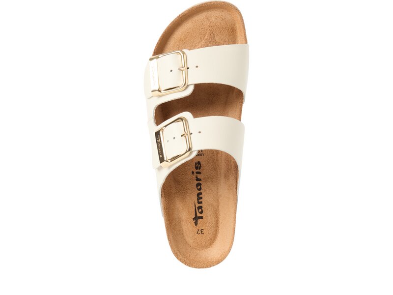 Tamaris - Pantoletten - Beige 