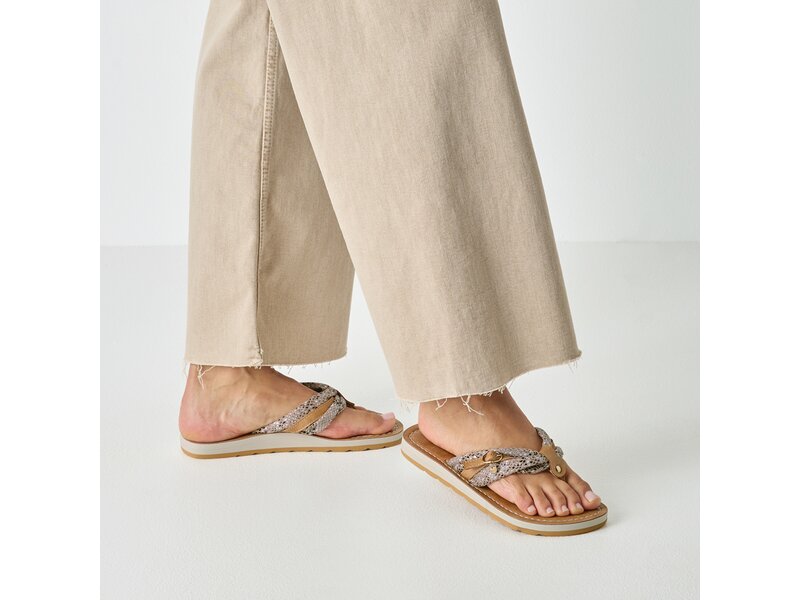 Tamaris - Pantoletten - Beige 