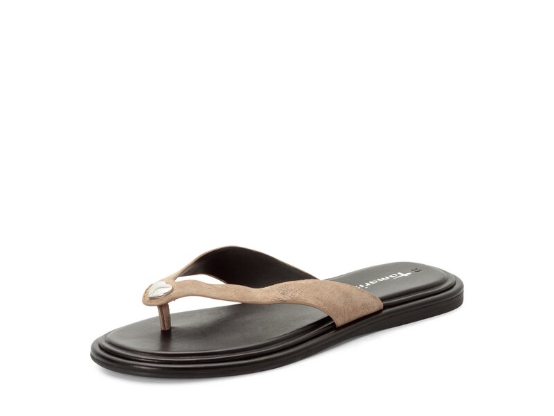 Tamaris - Pantoletten - Beige 