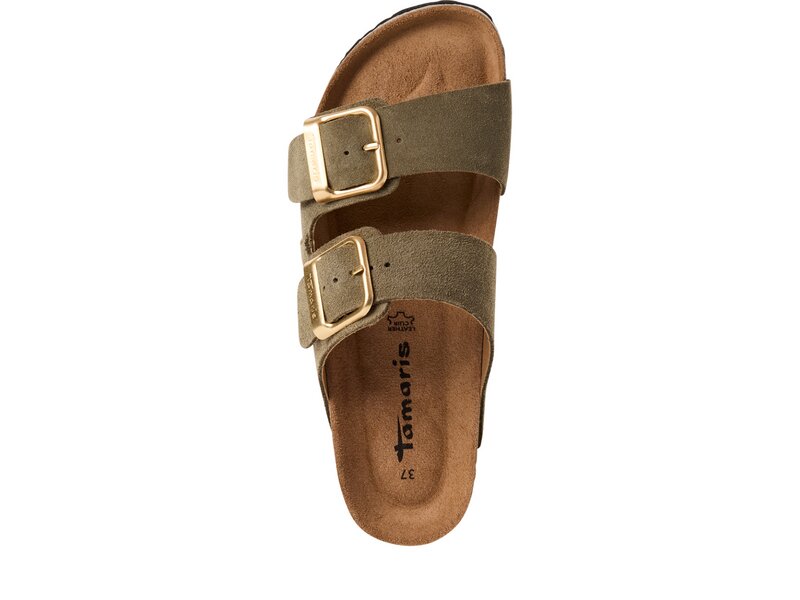 Tamaris - Pantoletten - Gr&uuml;n 