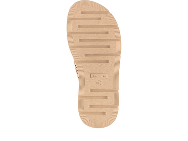 Tamaris - Pantoletten - Beige 