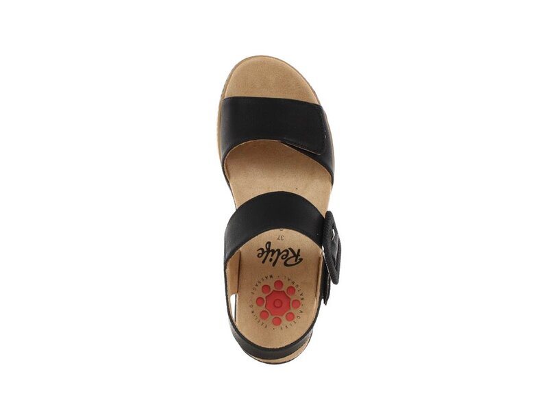 Relife - Sandale - Schwarz 