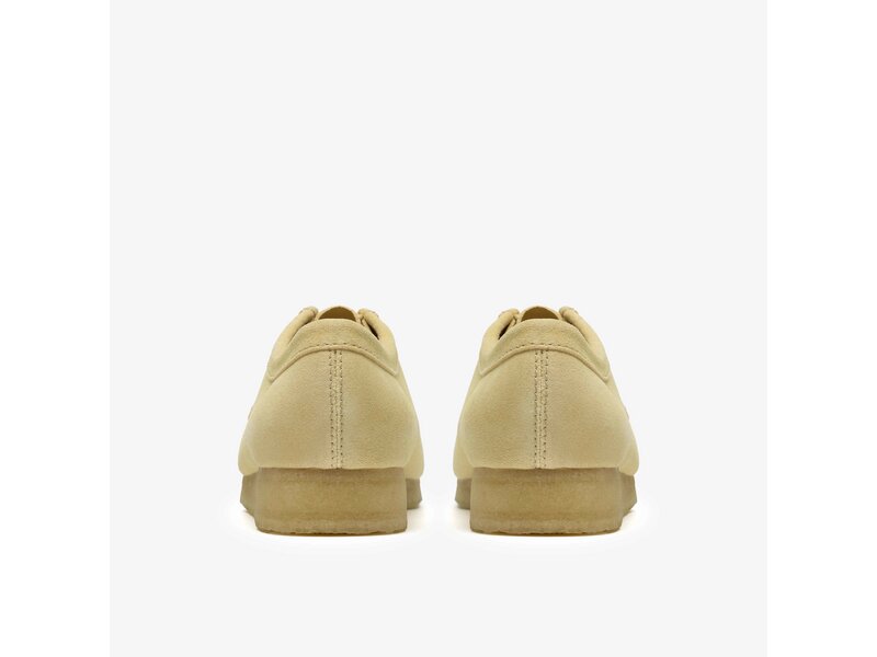 Clarks - Wallabee PaleYellow Suede - Beige 