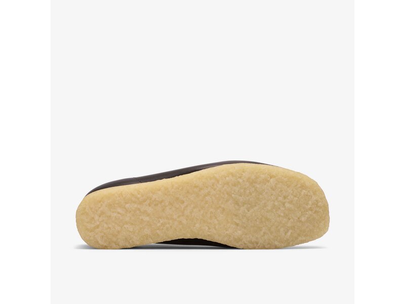 Clarks - Wallabee Dark Brown Lea - Braun 