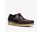 Clarks - Wallabee Dark Brown Lea - Braun 