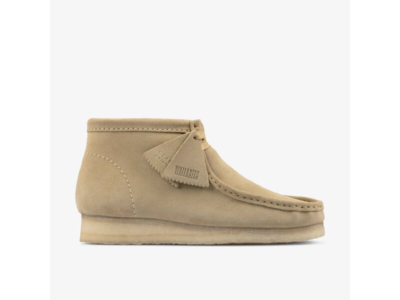 Clarks - Wallabee Boot Maple Suede - Beige 
