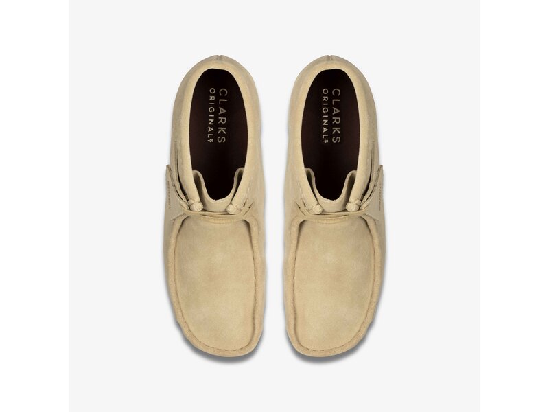 Clarks - Wallabee Boot Maple Suede - Beige 