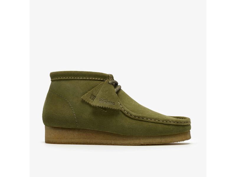 Clarks - Wallabee Boot Green Sde - Gr&uuml;n 