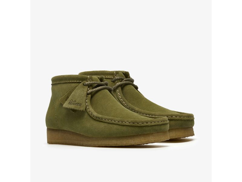 Clarks - Wallabee Boot Green Sde - Gr&uuml;n 