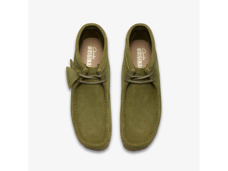 Clarks - Wallabee Boot Green Sde - Gr&uuml;n 