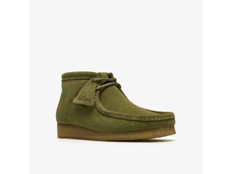 Clarks - Wallabee Boot Green Sde - Gr&uuml;n 