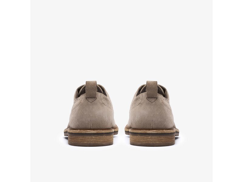 Clarks - Aldwin Lace Grey Suede - Grau 