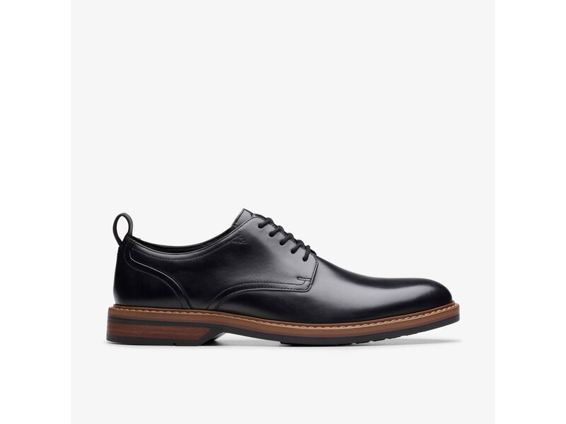 Clarks - Aldwin Lace Black Leather - Schwarz 