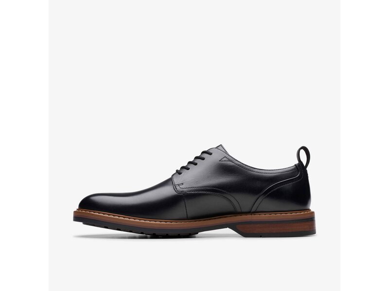Clarks - Aldwin Lace Black Leather - Schwarz 