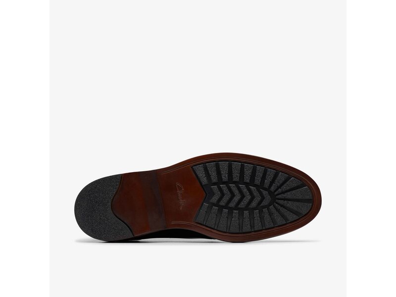 Clarks - Aldwin Lace Black Leather - Schwarz 