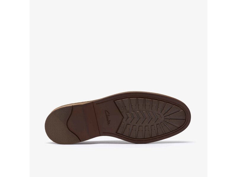 Clarks - Aldwin Lace Tan Suede - Braun 