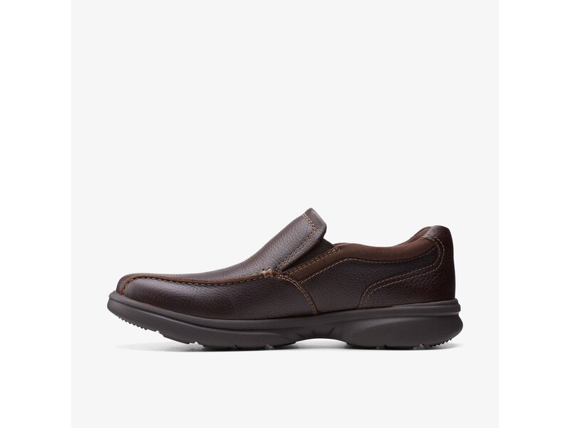 Clarks - Bradley Step Brown Tumb - Braun 