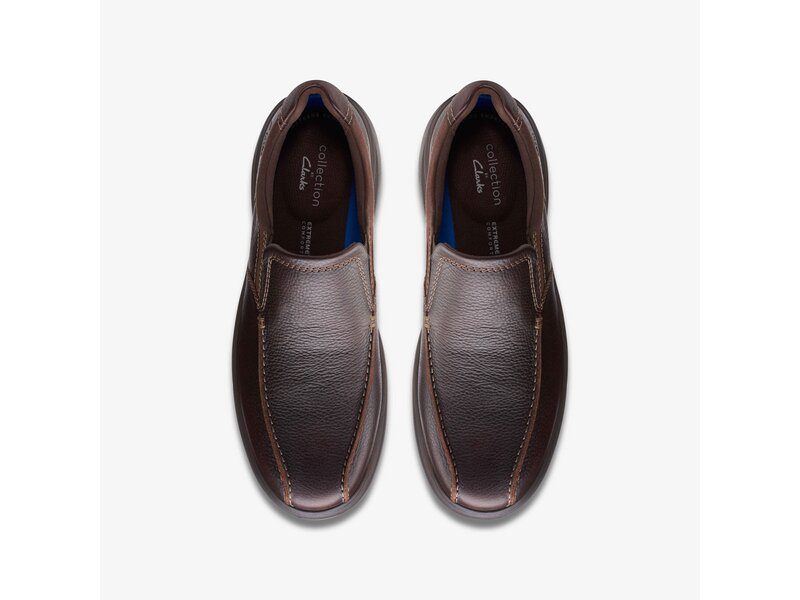 Clarks - Bradley Step Brown Tumb - Braun 