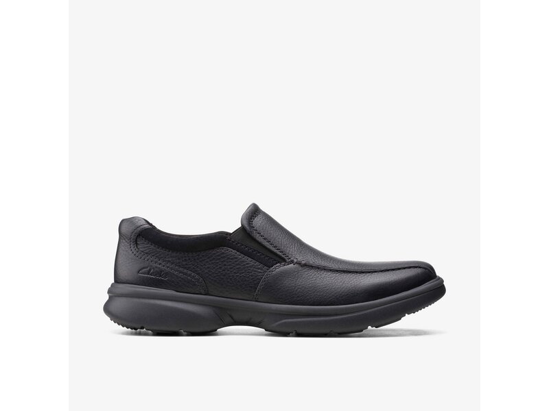 Clarks - Bradley Step Blk Tumbled Lea - Schwarz 