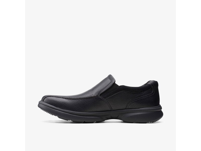 Clarks - Bradley Step Blk Tumbled Lea - Schwarz 