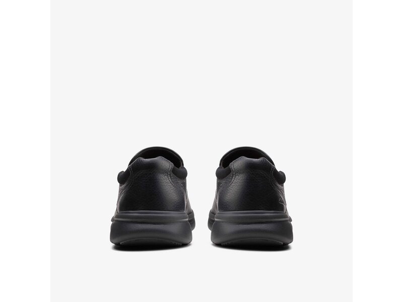Clarks - Bradley Step Blk Tumbled Lea - Schwarz 