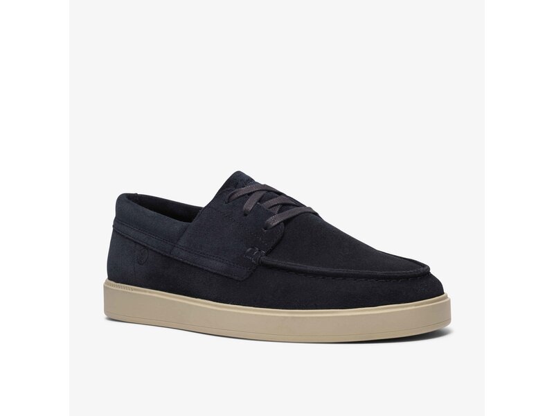 Clarks - Lockford Boat Navy Suede - Blau 