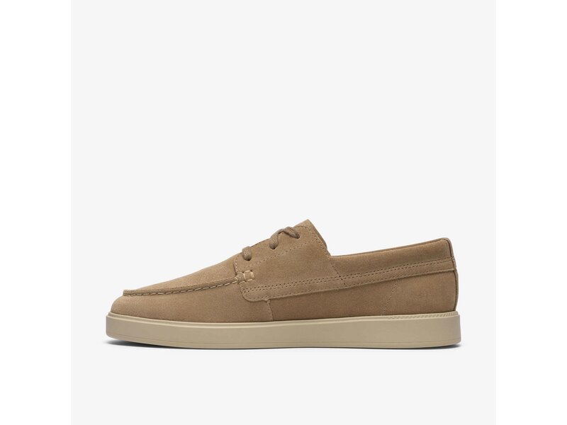 Clarks - Lockford Boat Dark Sand Suede - Beige 