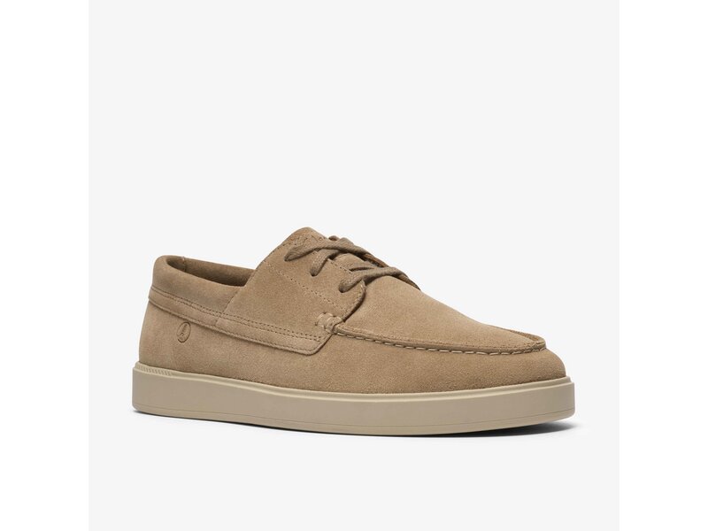 Clarks - Lockford Boat Dark Sand Suede - Beige 