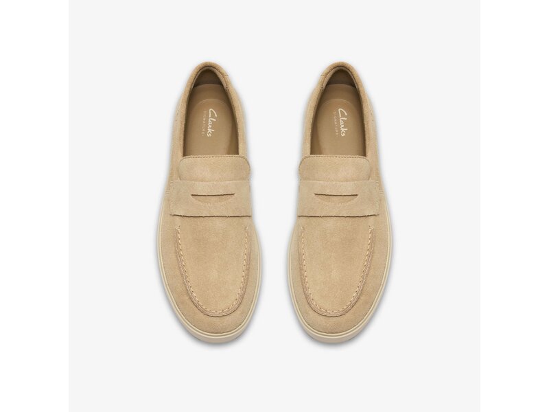 Clarks - Lockford Easy Dark Sand Suede - Beige 