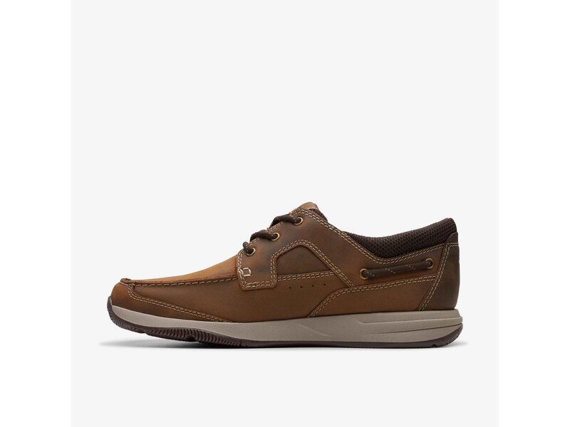Clarks - Sailview Lace Beeswax Leather - Braun 