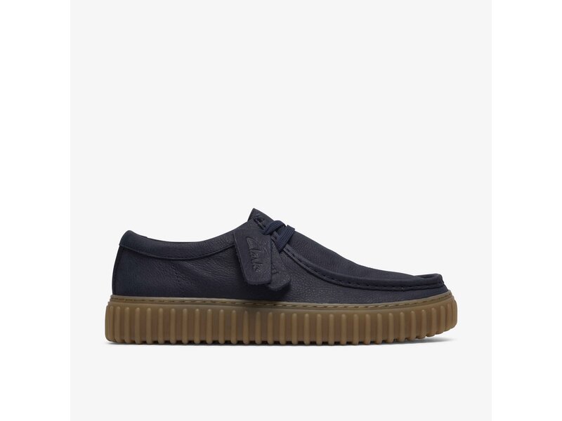 Clarks - Torhill Lo Navy Leather - Blau 