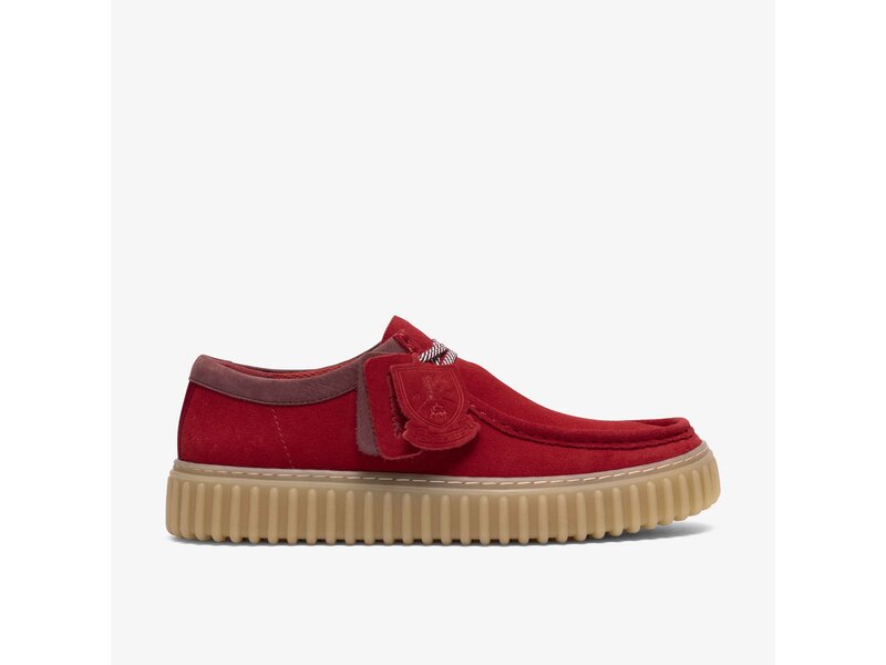 Clarks - Torhill Lo Red Suede - Rot 