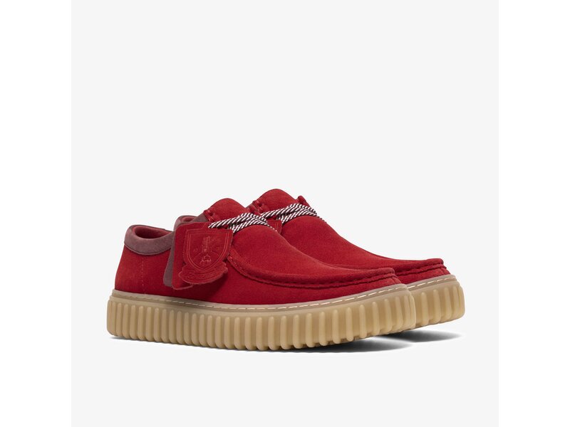 Clarks - Torhill Lo Red Suede - Rot 