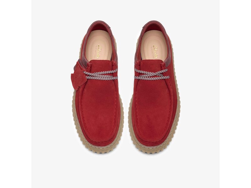 Clarks - Torhill Lo Red Suede - Rot 