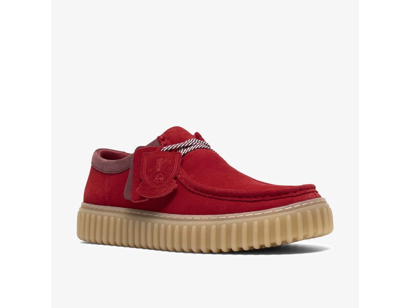Clarks - Torhill Lo Red Suede - Rot 