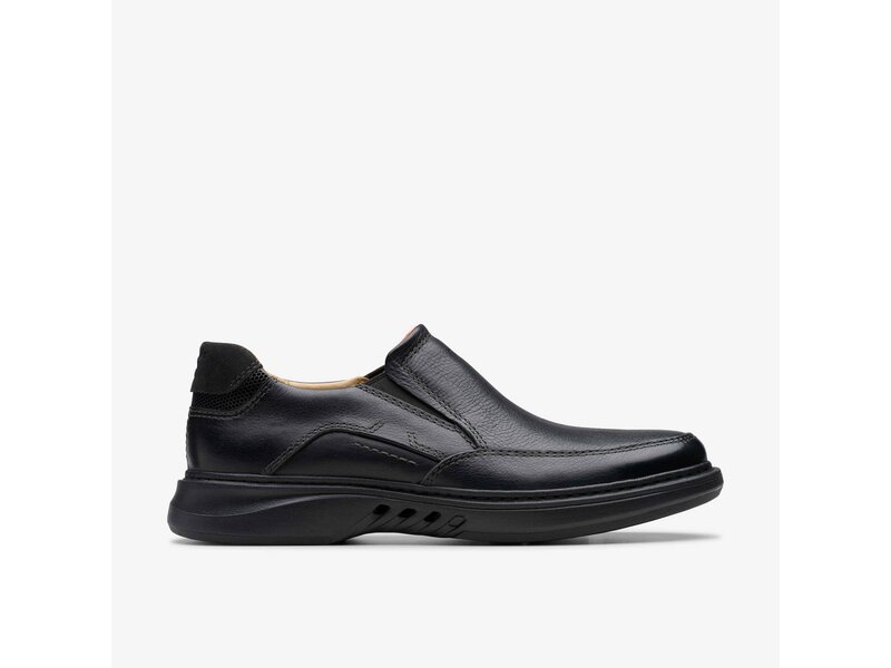 Clarks - Un Briley Step Black Leather - Schwarz 