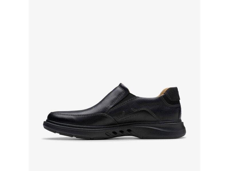 Clarks - Un Briley Step Black Leather - Schwarz 