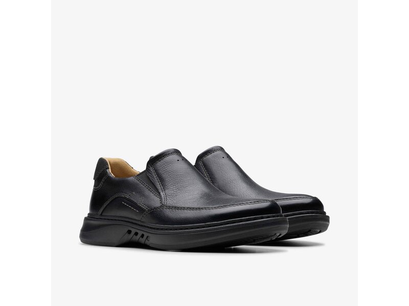 Clarks - Un Briley Step Black Leather - Schwarz 