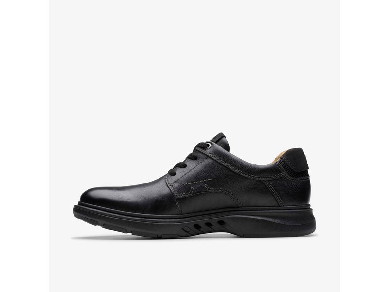 Clarks - Un Briley Pace Black Leather - Schwarz 