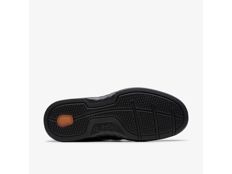 Clarks - Un Briley Pace Black Leather - Schwarz 