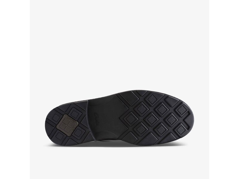 Clarks - Kerton Lace Black Leather - Schwarz 
