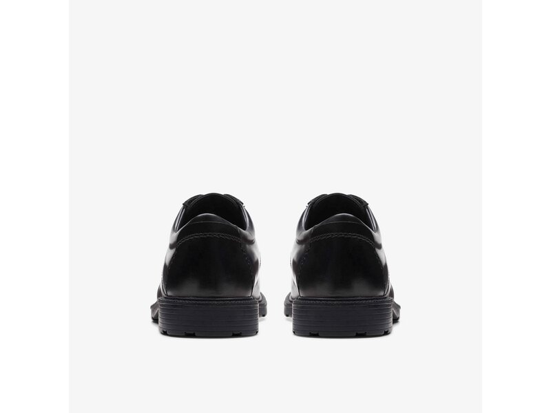 Clarks - Kerton Lace Black Leather - Schwarz 