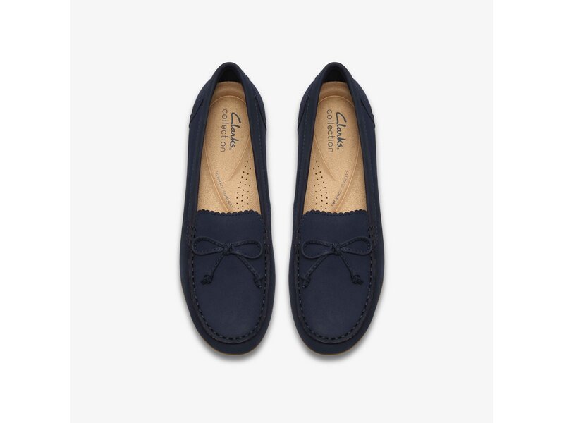 Clarks - Elliotte Sail Navy Nubuck - Blau 