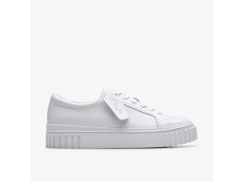 Clarks - Mayhill Walk White Leather - Wei&szlig; 