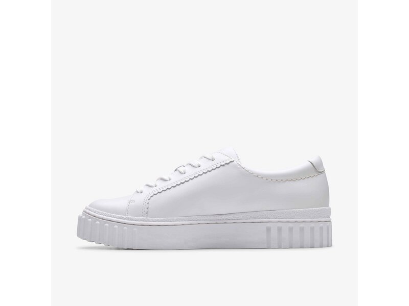 Clarks - Mayhill Walk White Leather - Wei&szlig; 