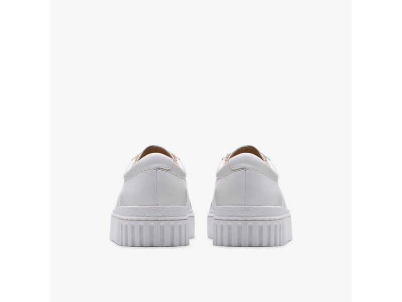 Clarks - Mayhill Walk White Leather - Wei&szlig; 