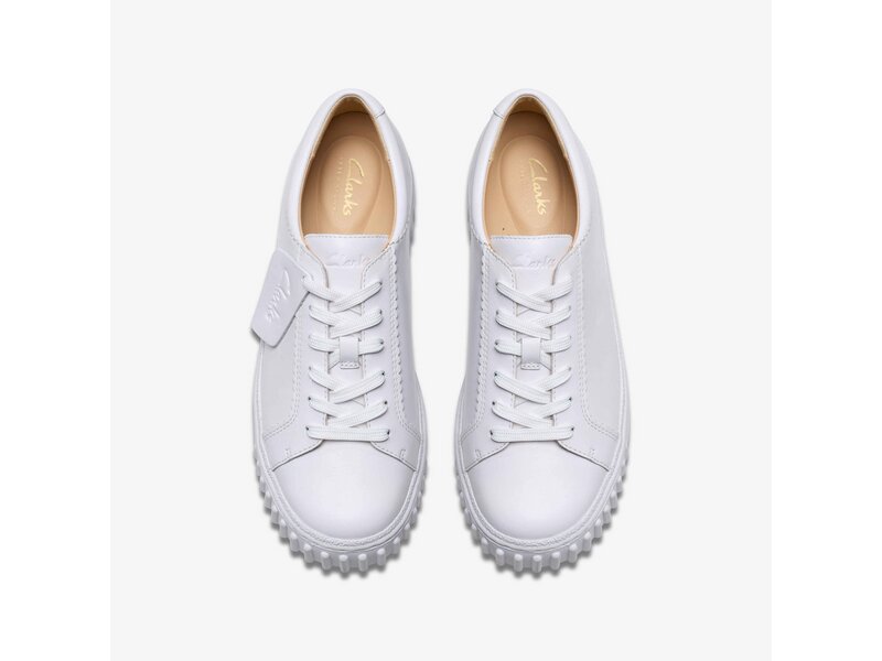 Clarks - Mayhill Walk White Leather - Wei&szlig; 
