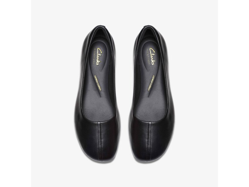 Clarks - Livia Lily Black Leather - Schwarz 