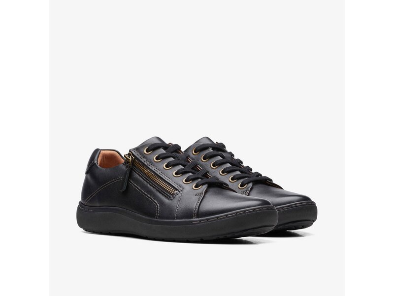 Clarks - Nalle Lace Black/Black - Schwarz 