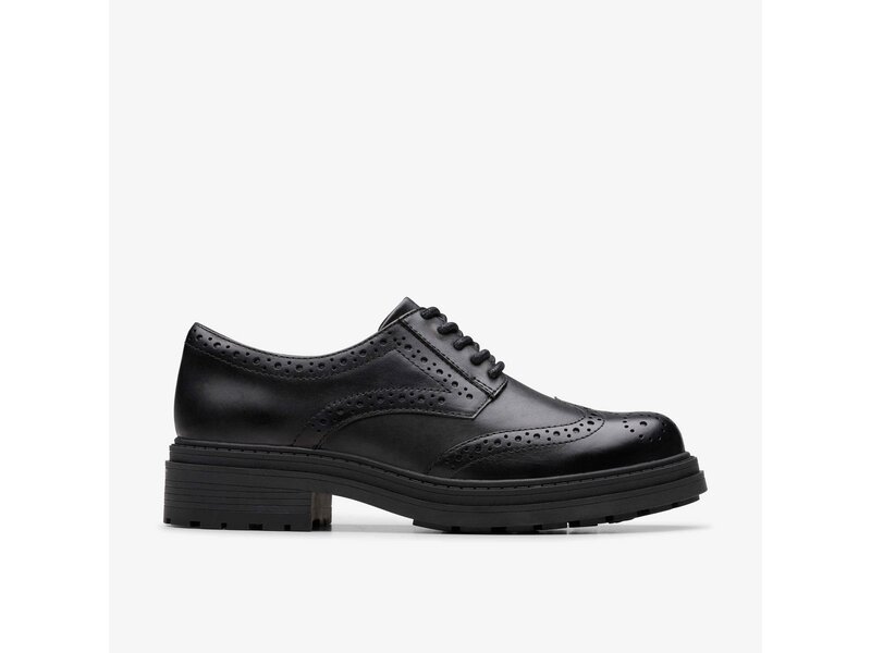Clarks - Orinoco3 Derby Black Leather - Schwarz 
